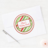 Stickers de Noël Sweet Stripes (Enveloppe)