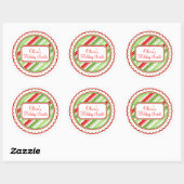 Stickers de Noël Sweet Stripes (Feuille)