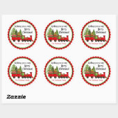 Stickers de Noël Train (Feuille)