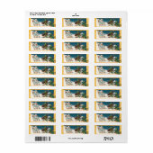 Stickers de Noël Vintage (Feuille entière)