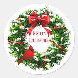 Stickers de Noël-Wreath