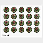 Stickers de Noël-Wreath (Feuille)
