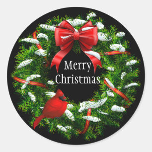 Stickers de Noël-Wreath