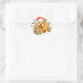 Stickers de Noël Yorkshire Terrier (Sac)