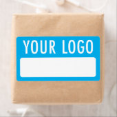 Stickers de nom de bénévole avec logo Écrire sur l (En situation)