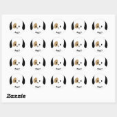 Stickers de nom de chien personnalisé (Feuille)