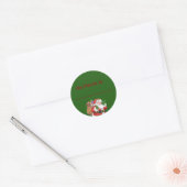 Stickers de nom de fête de Noël (Enveloppe)