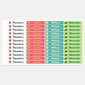 Stickers de nom pour enfants (Feuille)