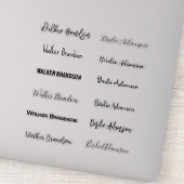 Stickers de nom unique et élégant