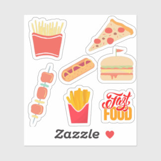 Stickers de nourriture Pack, Stickers de restaurat