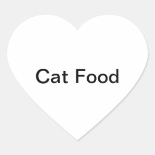 Stickers de nourriture pour chat