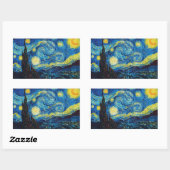 Stickers de nuit Van Gogh Starry (Feuille)