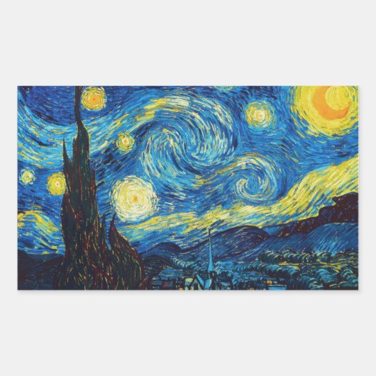 Stickers de nuit Van Gogh Starry (Devant)