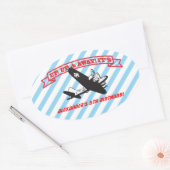 Stickers de partie BIrthday d'avion (Enveloppe)