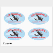 Stickers de partie BIrthday de l'avion avec nuages (Feuille)