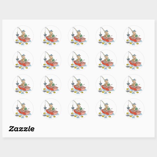 Stickers de pêche Homme (Feuille)