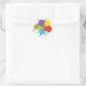 Stickers de peinture colorée amusant (Sac)