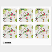 Stickers de perdrix (Feuille)