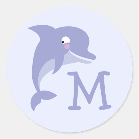 Stickers de phoque Dolphin Kid's mignonne nom Enve (Devant)