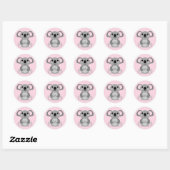 Stickers de phoque Koala Bear Kid's mignon nom Env (Feuille)