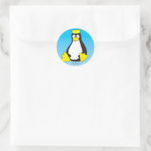stickers de pingouin king (Sac)