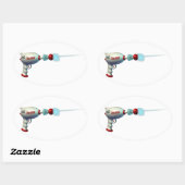 Stickers de pistolet laser spatial (Feuille)