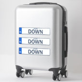 Stickers de plaque d'immatriculation irlandaise de (Sur valise)