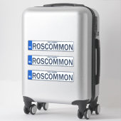 Stickers de plaque d'immatriculation irlandaise de (Sur valise)