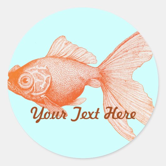 Stickers de poisson d'or (Devant)