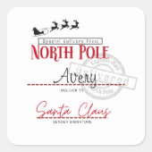 Stickers de pôle Nord personnalisés (Devant)