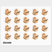 Stickers de porc Banjo-Strummin (Feuille)