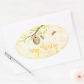 Stickers de pot de miel Apiary (Enveloppe)