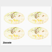 Stickers de pot de miel Apiary (Feuille)