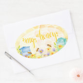 Stickers de pot de miel Apiary (Enveloppe)