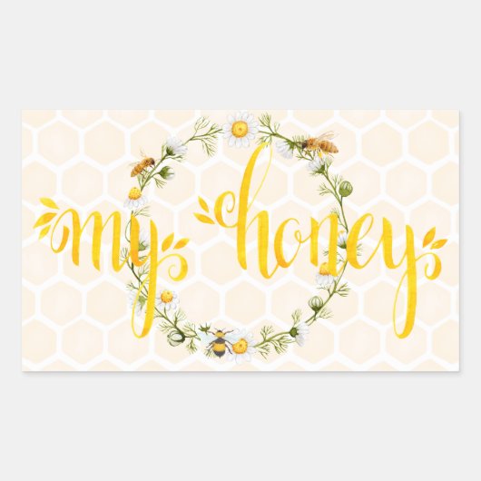 Stickers de pot de miel Apiary (Devant)