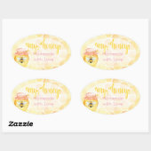 Stickers de pot de miel Apiary (Feuille)