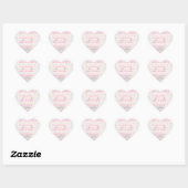 Stickers de rappel rose chien (Feuille)
