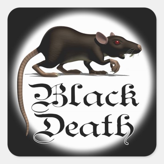Stickers de rat de mort noire (Devant)