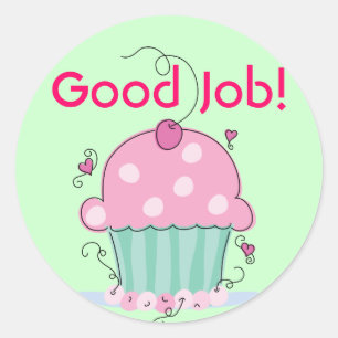 Stickers de récompense Cupcake