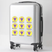 Stickers de récompense pour enseignant spécialisé (Sur valise)