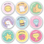 Stickers de récompense pour motivation positive (Devant)