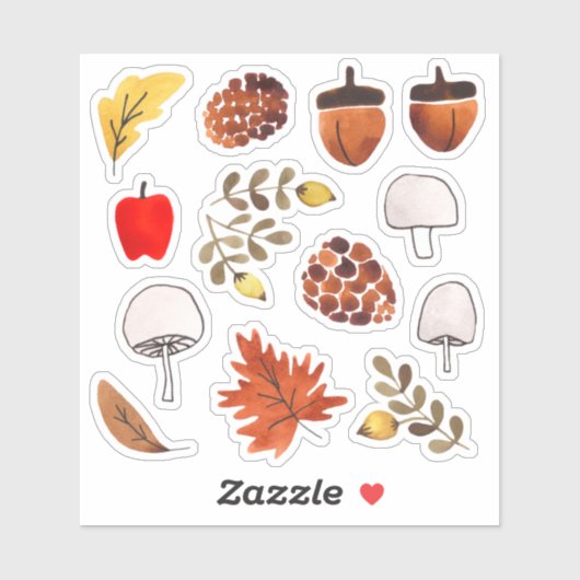 Stickers de remplissage d'automne (Feuille)