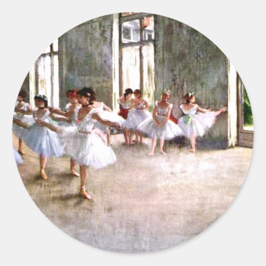 Stickers de répétition de ballet (Devant)