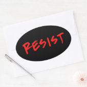 Stickers de résistance-4 par feuille rouge sur noi (Enveloppe)