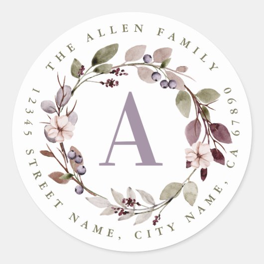 Stickers de ronde initiale personnalisés (Devant)