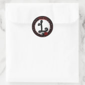 Stickers de ronde L initial de Ladybug (Sac)