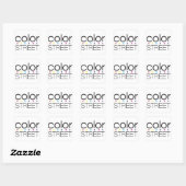 Stickers de rue couleur (Feuille)