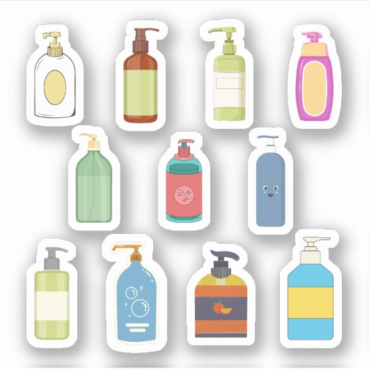 Stickers de savon à main (Devant)