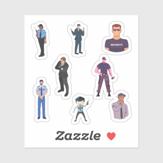 Stickers de sécurité (Feuille)