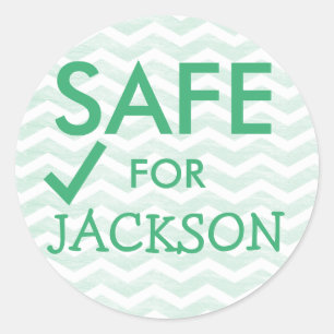 Stickers de sécurité alimentaire pour régimes spéc